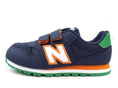 New Balance sneaker navyt/varsity orange